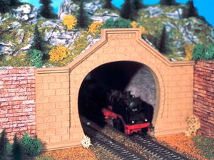 Тоннельный портал 2-хпутный 2шт Vollmer HO (42505)